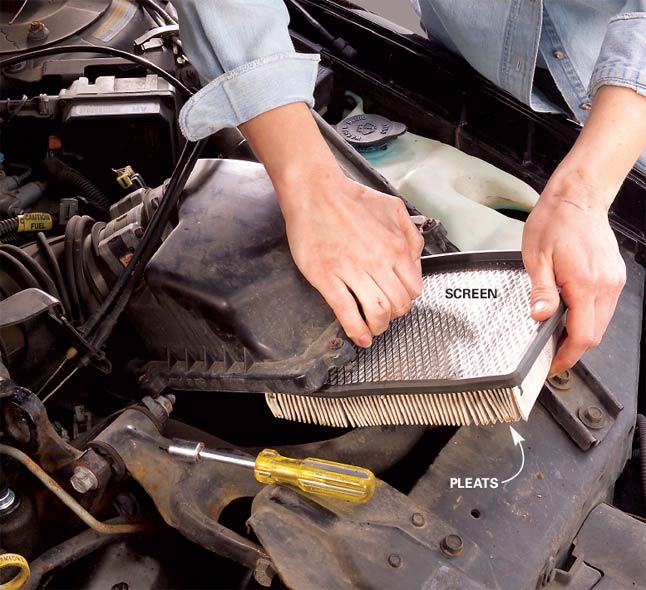 Changing your Engine Air Filter Maintenance